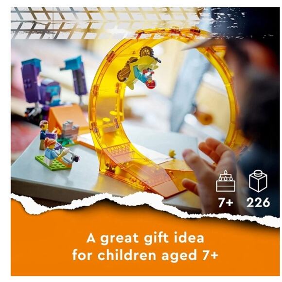 LEGO City Smashing Chimpanzee Stunt Loop, 226 Pieces, NWT - Picture 3 of 3